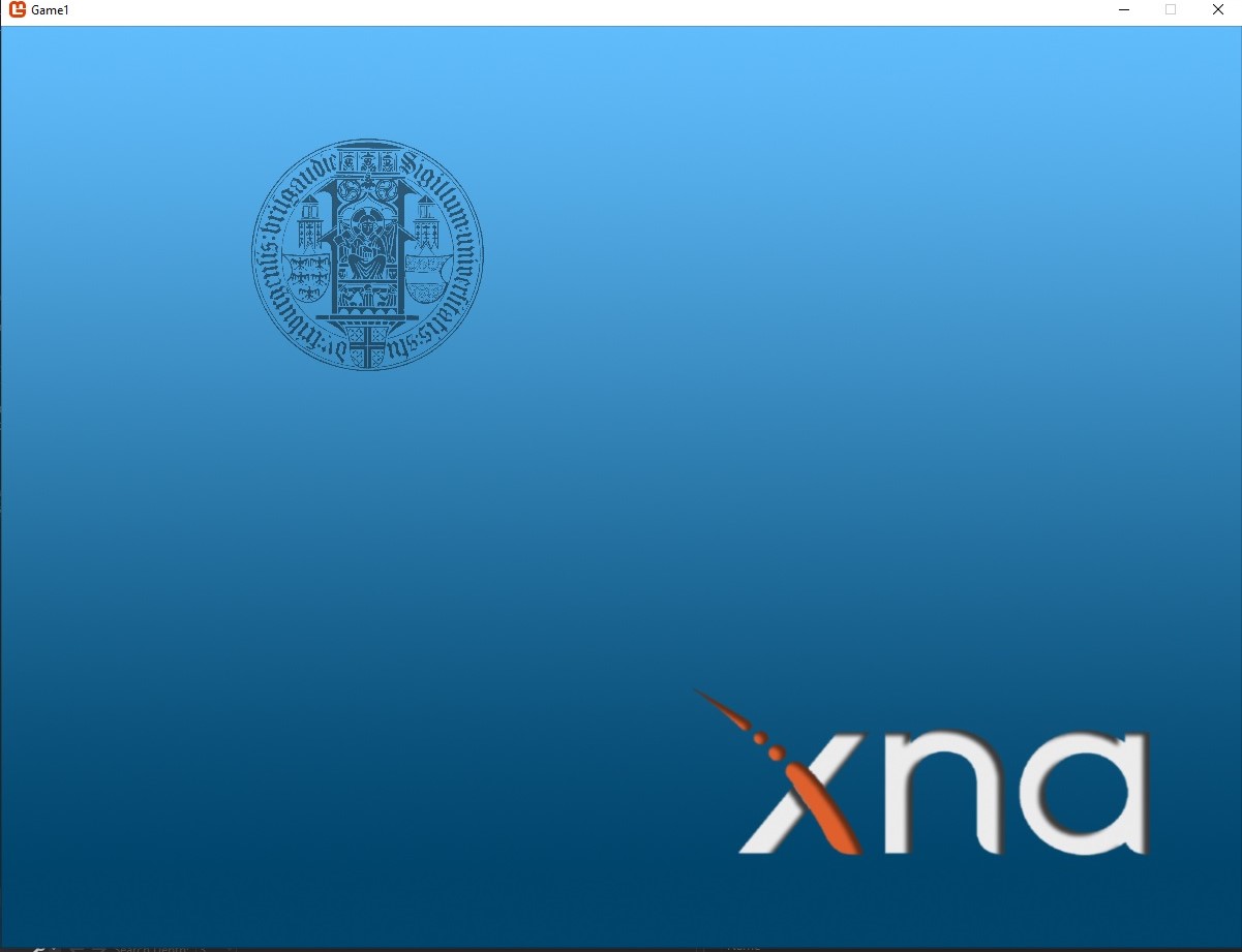 Das fertige XNA-Programm